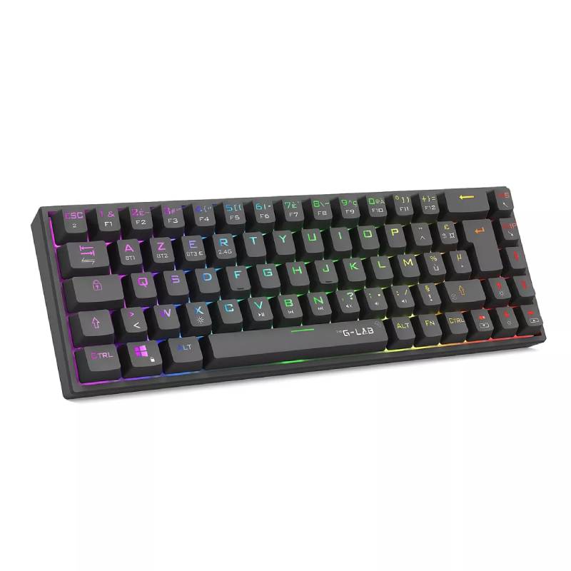 Clavier gaming Double Mode RGB G-LAB KEYZ-TITAN-B-WL-FR - Noir - Image 2