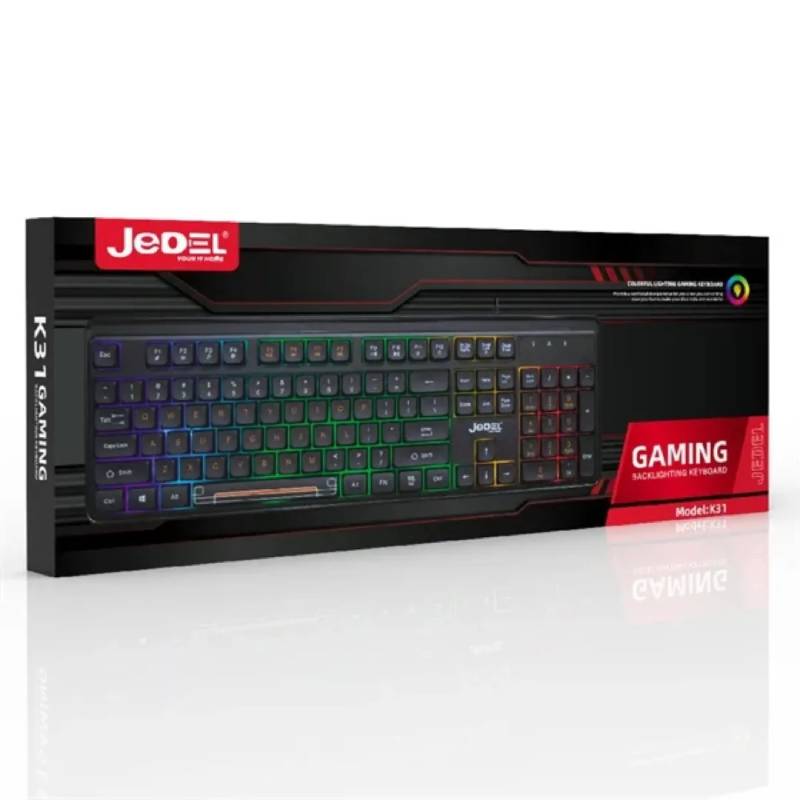 CLAVIER GAMING JEDEL K31- Noir - Image 3