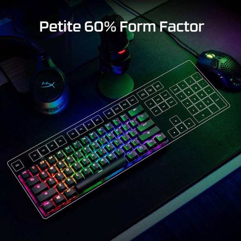 Clavier Mécanique Gamer HP HyperX Alloy Origins 60 - Noir - Image 5