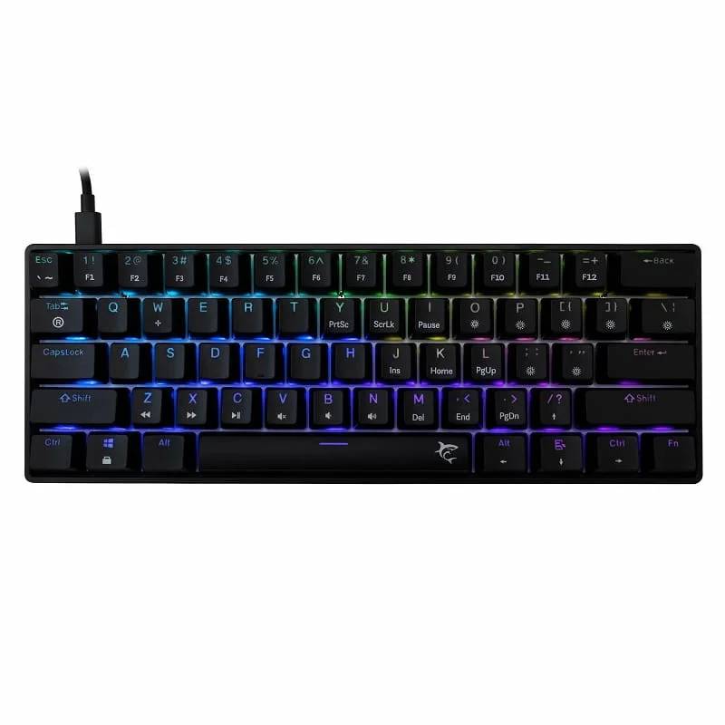 Clavier Mécanique Gaming White Shark SHINOBI 2 Switch Blue - Noir