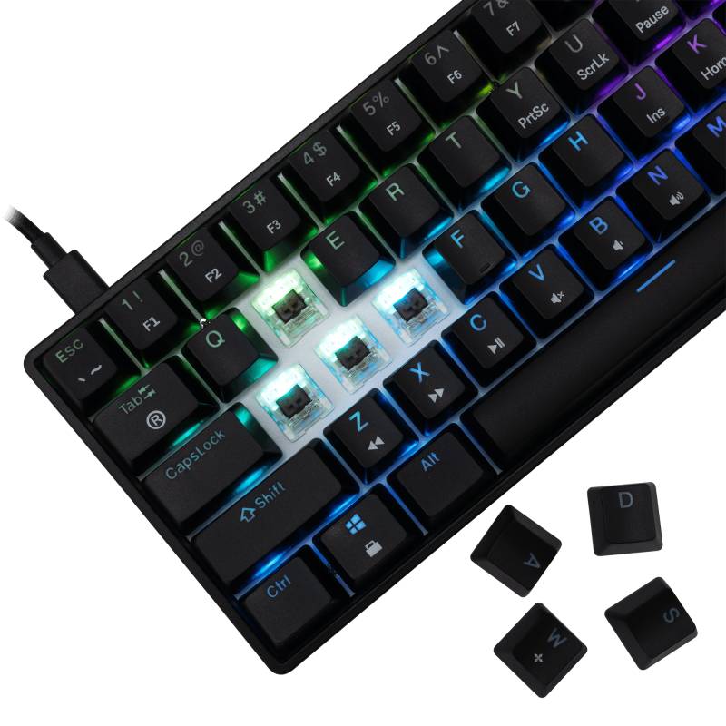 Clavier Mécanique Gaming White Shark SHINOBI 2 Switch Brown - Image 4