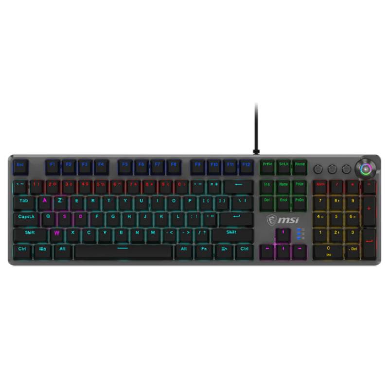 Clavier Gaming Filaire Mécanique MSI FORGE GK310 / RGB / RED SWITCHES / USB / Noir, Photo boutique MyTek chez MyTek