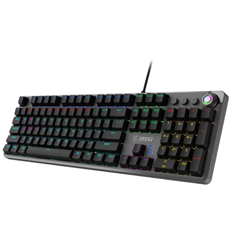 Clavier Mécaniques Gamer Filaire MSI FORGE GK310 AZERTY - Noir - Image 2