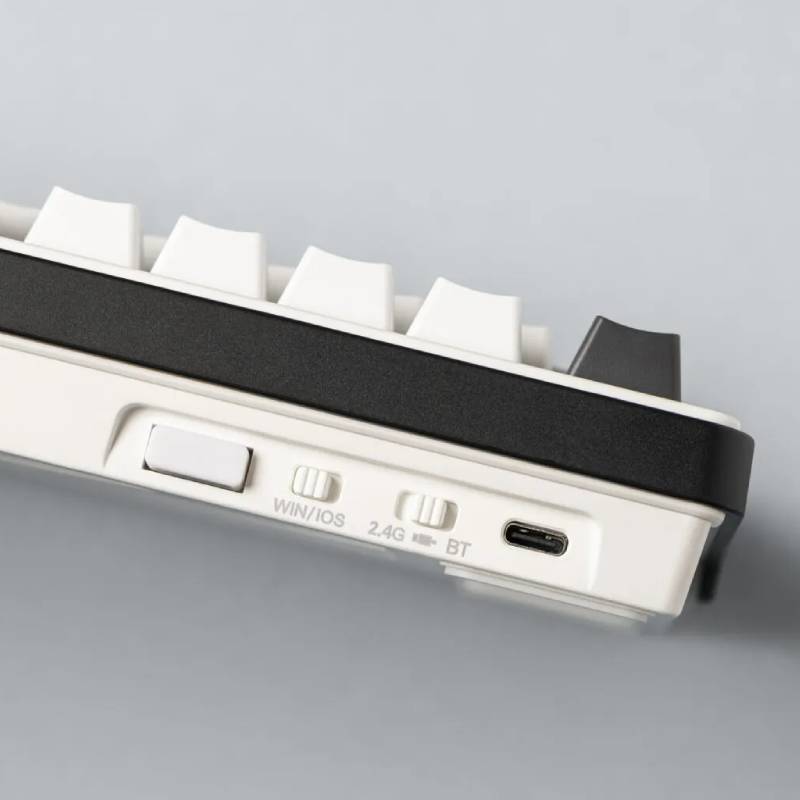 Clavier Sans Fil Gaming G-LAB keys Elite 300 RGB - Blanc et Gris - Image 6