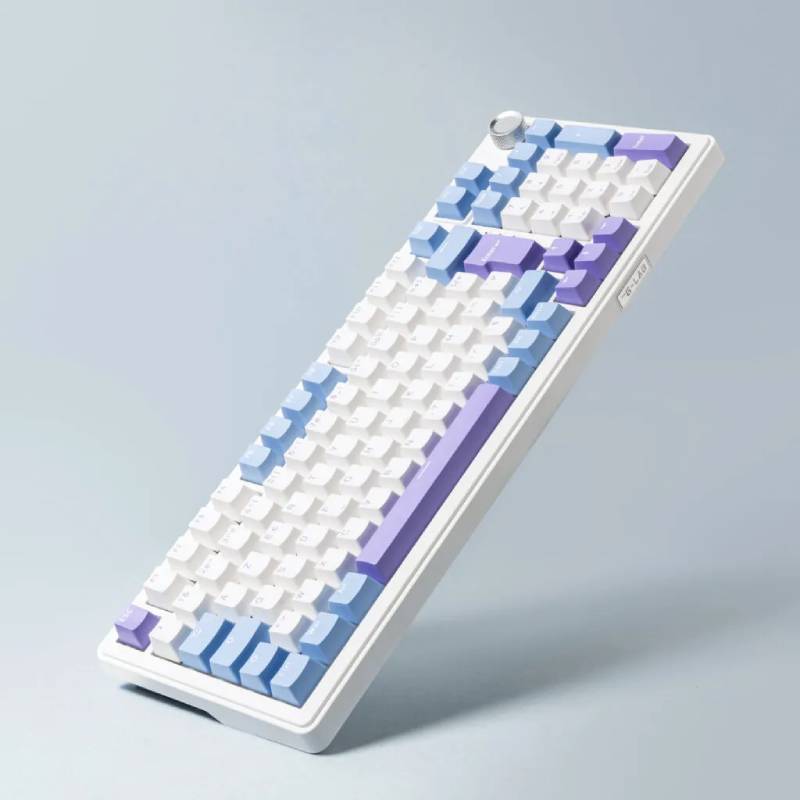 Clavier Sans Fil Gaming G-LAB keys Elite 400 RGB - Blanc et Bleu - Image 3