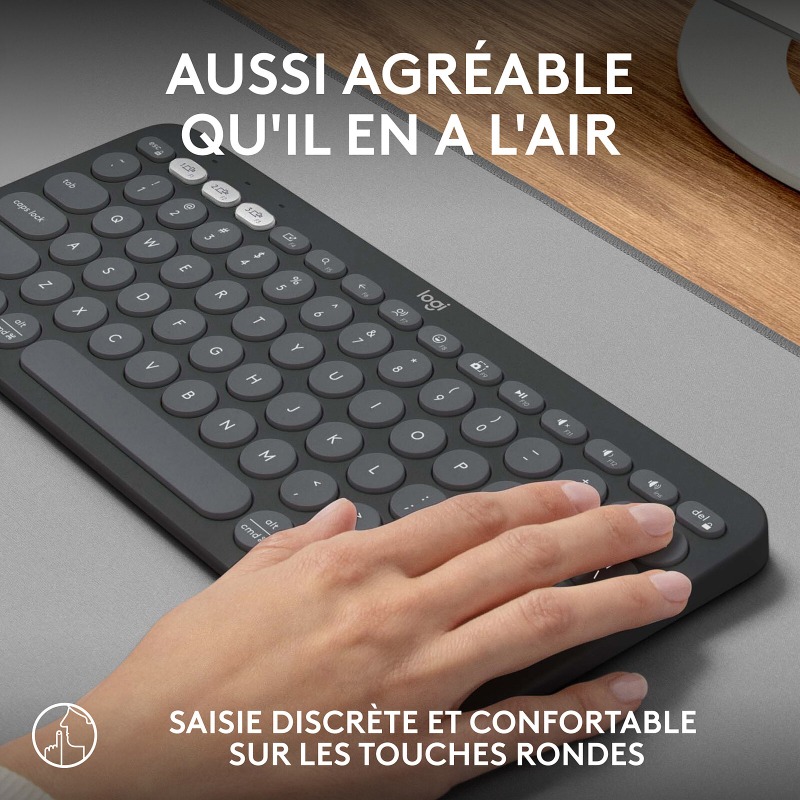 Clavier Sans Fil LOGITECH K380 - Graphite - Image 5