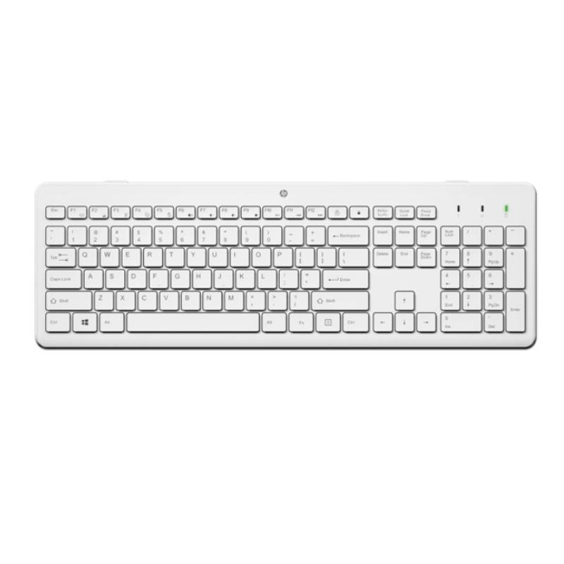 Clavier Avec Souris HP 230 Sans Fil Azerty - Blanc - Image 4