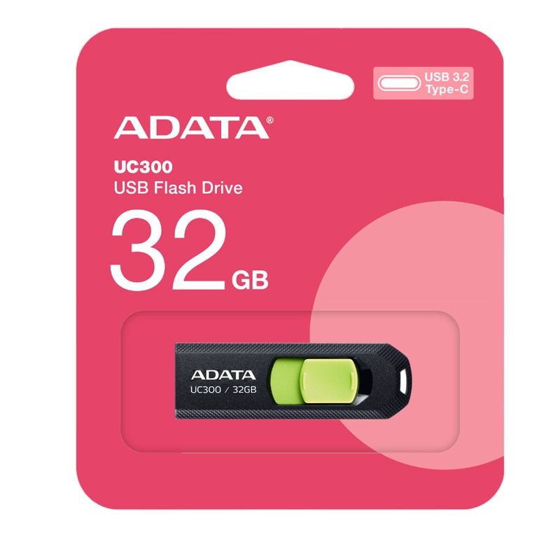 Clé USB ADATA UC300 32Go Type C - Noir&Vert - Image 6