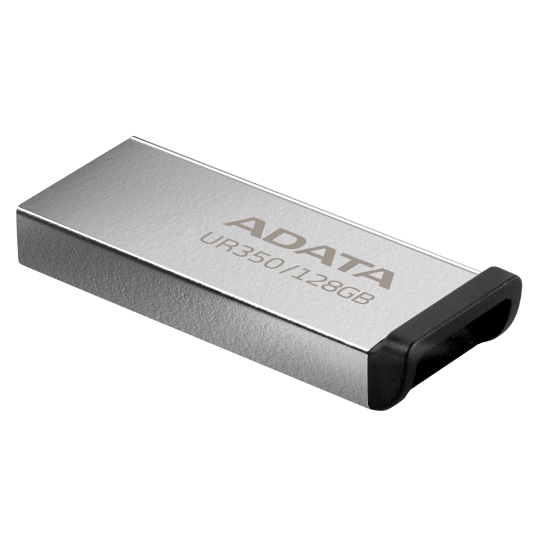 Clé USB ADATA UR350 128Go USB 3.2 - Silver&Noir