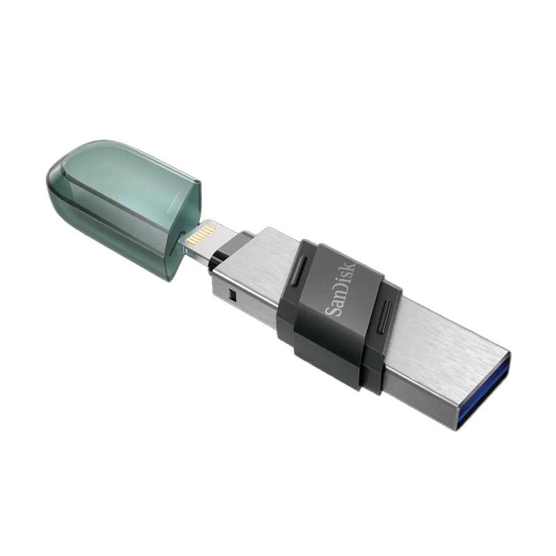 Clé USB SANDISK iXpand Double Connecteurs 64Go 