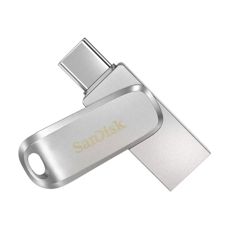 Clé USB SANDISK Ultra Dual Drive Luxe 64Go USB Type-C - Gris