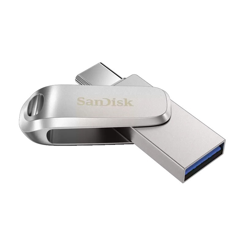 Clé USB SANDISK Ultra Dual Drive Luxe 64Go USB Type-C - Gris - Image 2