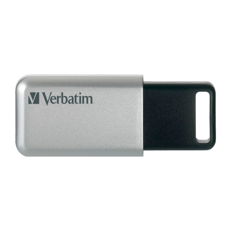 Clé USB VERBATIM Secure Pro 16Go USB 3.2 - Silver et Noir - Image 2