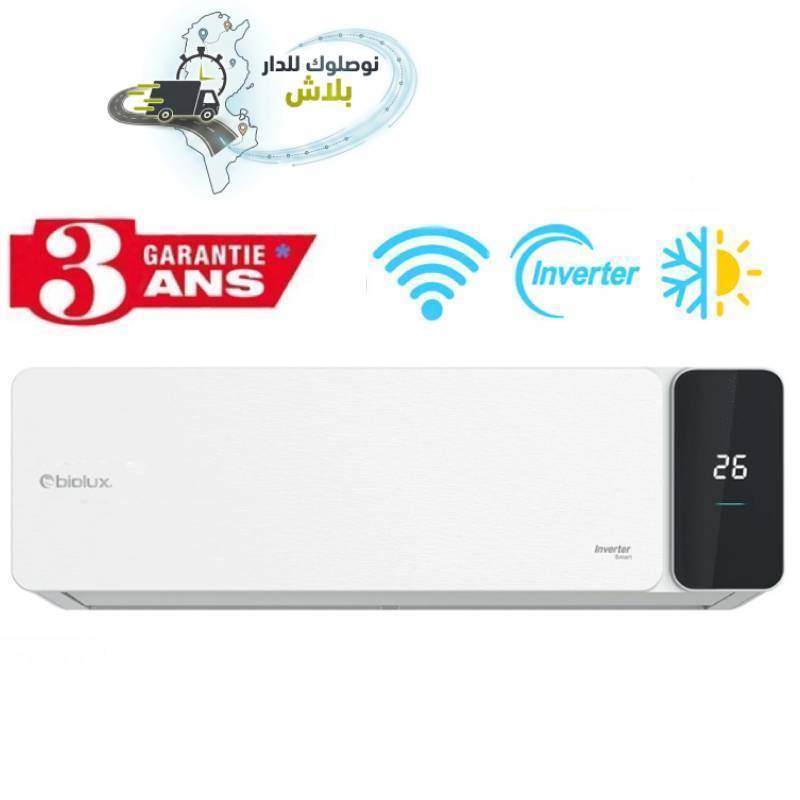 Climatiseur Biolux 12000 BTU Inverter Smart Chaud & Froid Blanc (M-125CFVSB), Photo boutique MyTek chez MyTek