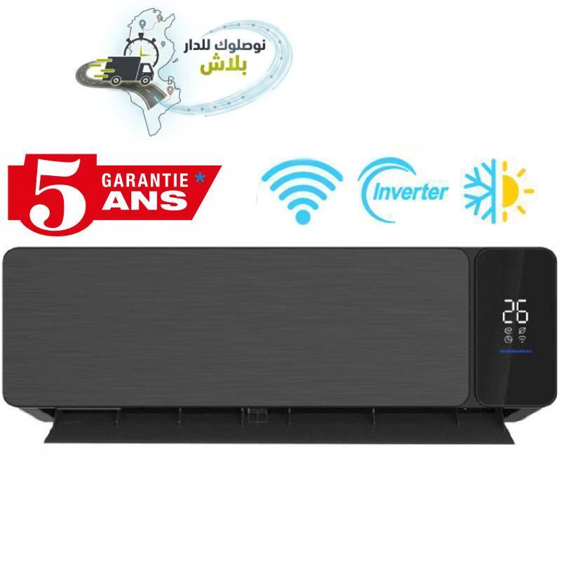Climatiseur Biolux 9000 BTU Inverter Smart Chaud & Froid Noir, Photo boutique MyTek chez MyTek