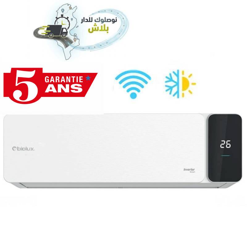 Climatiseur BIOLUX Tropicale Smart 24000 BTU Chaud / Froid - Garantie 5 ans