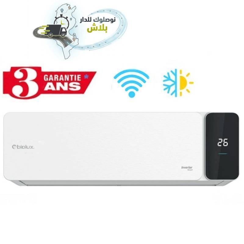 Climatiseur Biolux 24000 BTU Tropicalisé Smart Chaud & Froid Blanc, Photo boutique MyTek chez MyTek