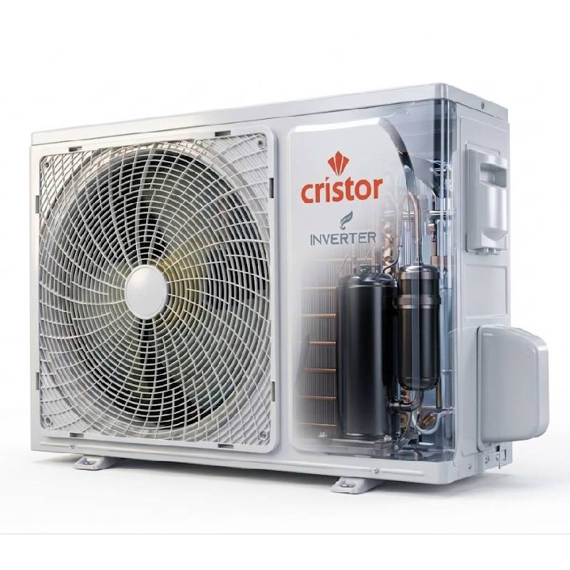 Climatiseur CRISTOR 12000 BTU Inverter Tropicalisé M4I T3 Chaud Froid - Garantie 3 Ans - Image 6