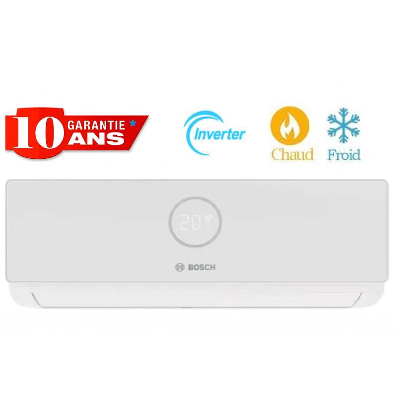 Climatiseur Inverter BOSCH S5000I 12000BTU Chaud/Froid - Garantie 10ans