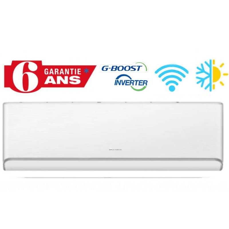 Climatiseur GREE G-boost 12000 BTU Chaud/Froid Inverter Tropicalisé 
