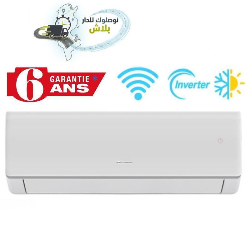 Climatiseur Inverter GREE Tropicalisé 9000 BTU Chaud/Froid Smart - Blanc