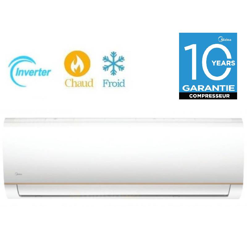 Climatiseur Midea INVERTER Chaud Froid 12000 BTU - Garantie 3ans