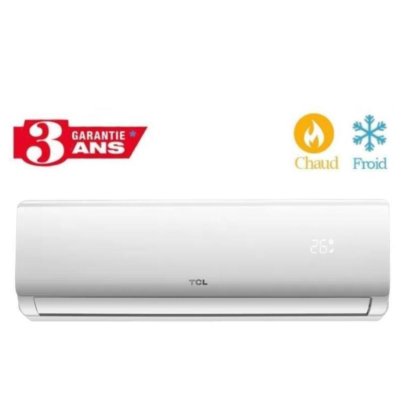 Climatiseur TCL 12000 BTU chaud froid - Garantie 3 Ans