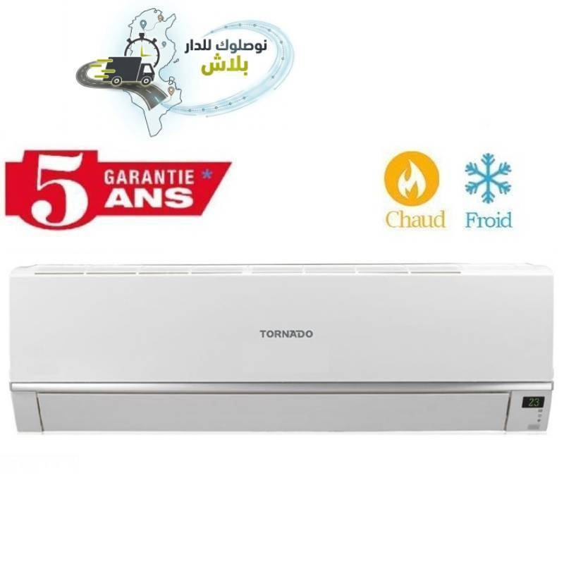 Climatiseur TORNADO 24000 BTU TE-C24BEE Tropicalisé T3 Chaud & Froid - Garantie 5 Ans