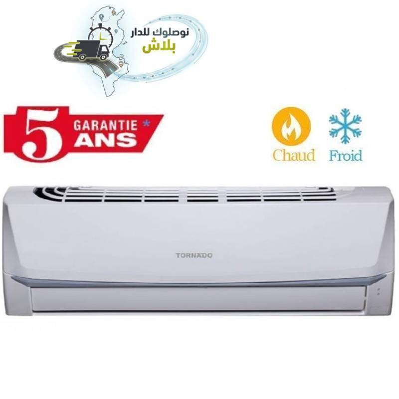 Climatiseur TORNADO 24000 BTU TE-C24BEE Tropicalisé T3 Chaud & Froid - Garantie 5 Ans