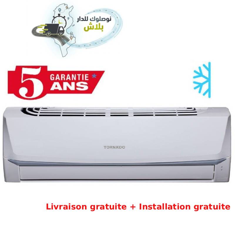 Climatiseur TORNADO Split Froid 18000 BTU - Garantie 5 ans