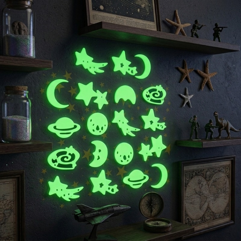CLOWING IMAGINATION SPACE GLOWING IN THE DEARK STARS - Image 2