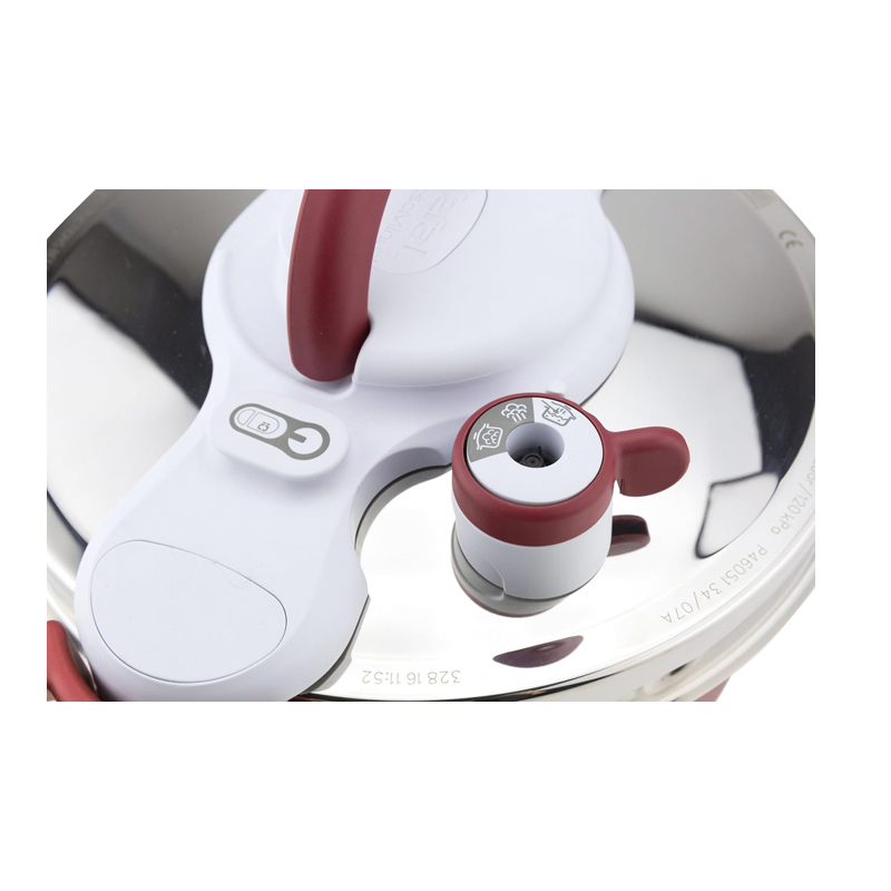 Cocotte Clipso TEFAL Minute Easy 6 Litres - Rouge & Blanc - Image 3