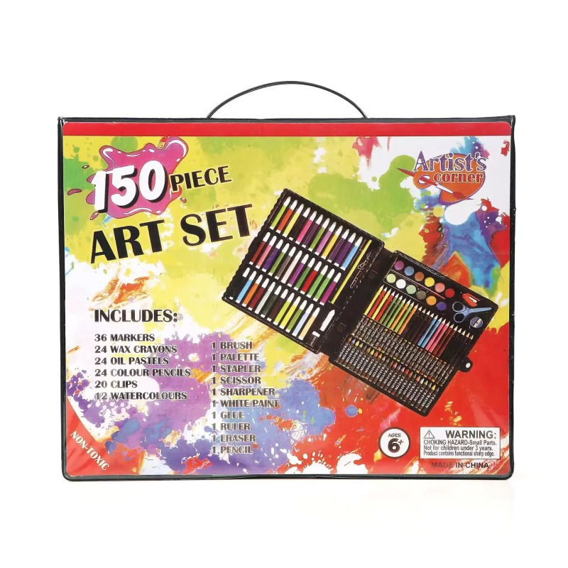 Coffret  de 150 Pièces de Coloriage Pour Enfants   