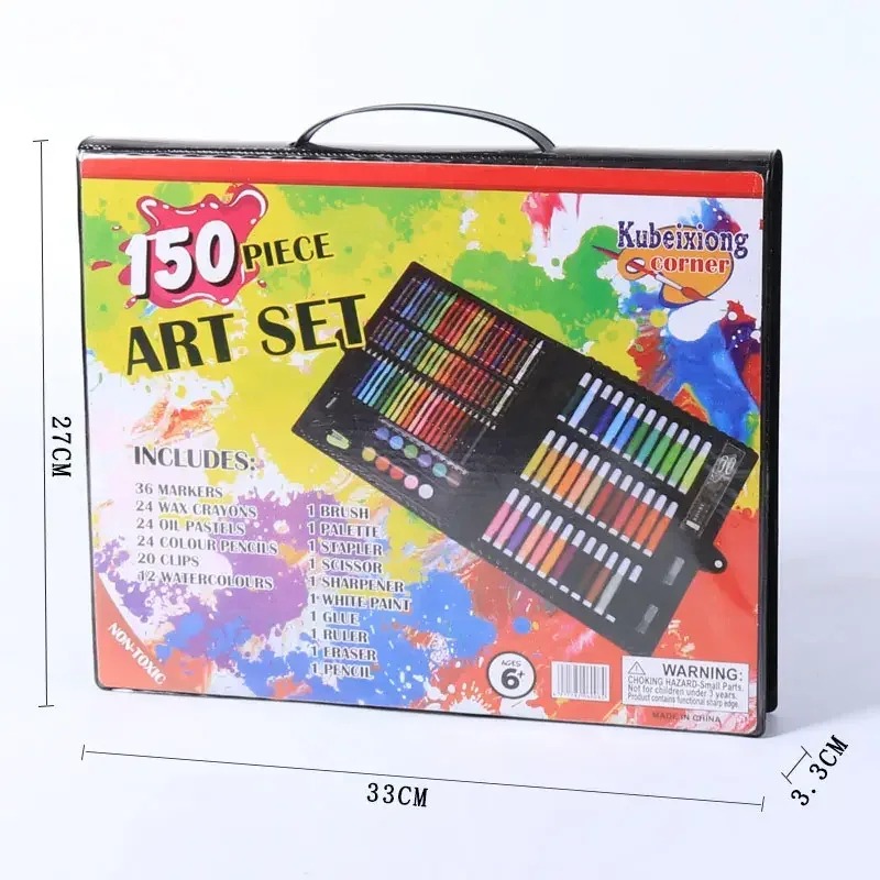 Coffret de 150 Pièces de Coloriage Pour Enfants - Image 3