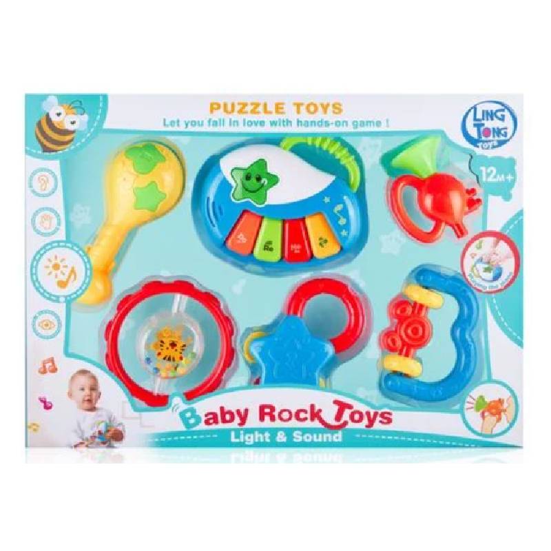 Coffret de 6 Hochets Pour Bébé 217-283