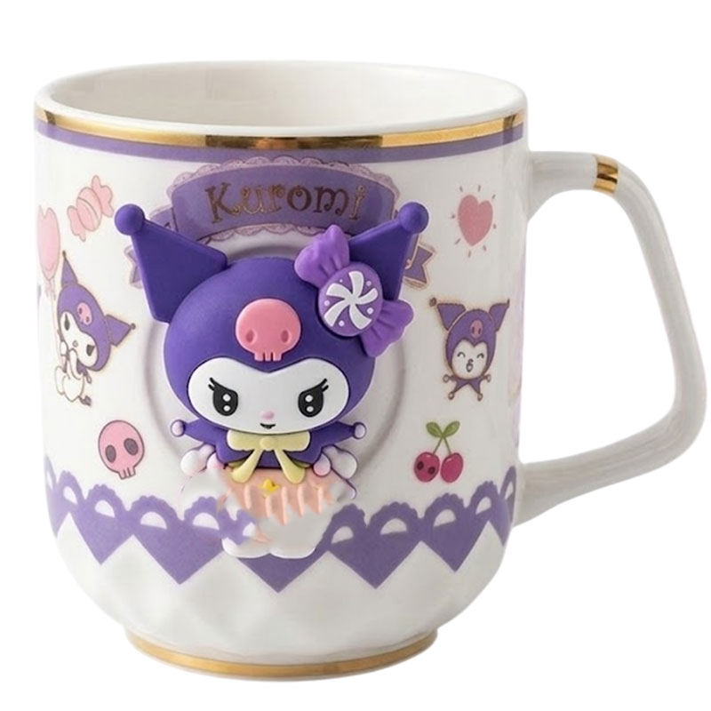 Coffret Mug Kuromi Avec Cuillère 11951-40 - Violet