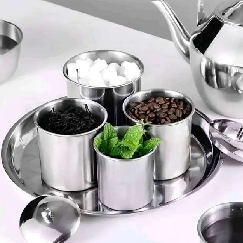 Coffret Service à Thé Ironix 12 Pièces 18/10 - Inox - Image 2