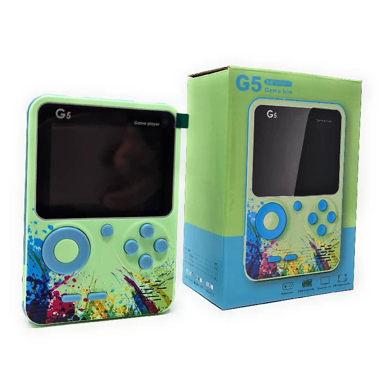 Console De Jeu G5 Pour Enfants 500 Jeux intégrés - Vert - Image 4