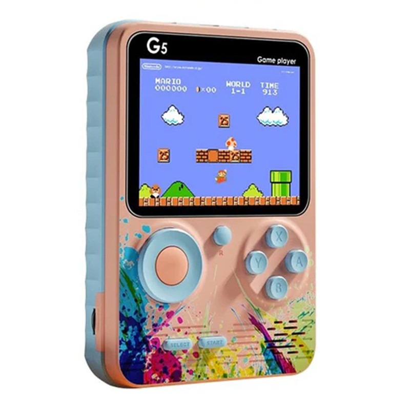 Console de Jeu Portable GBOX G5 avec Manette - Rose - Image 3