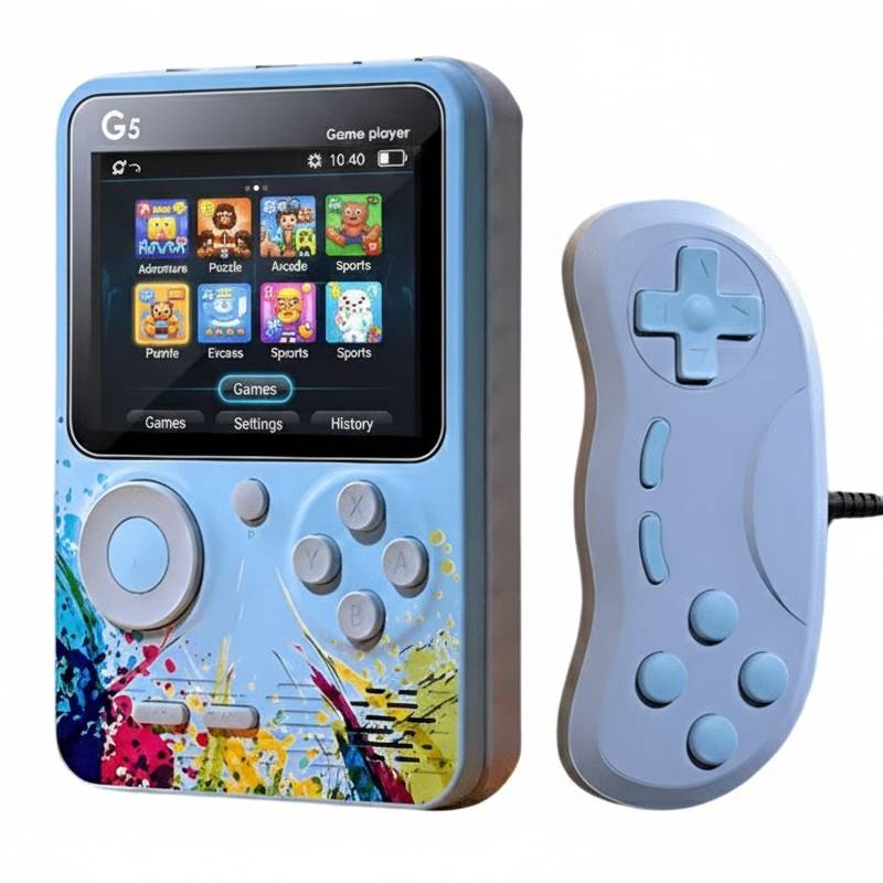 Console de Jeu Portable GBOX G5 avec Manette -  Bleu