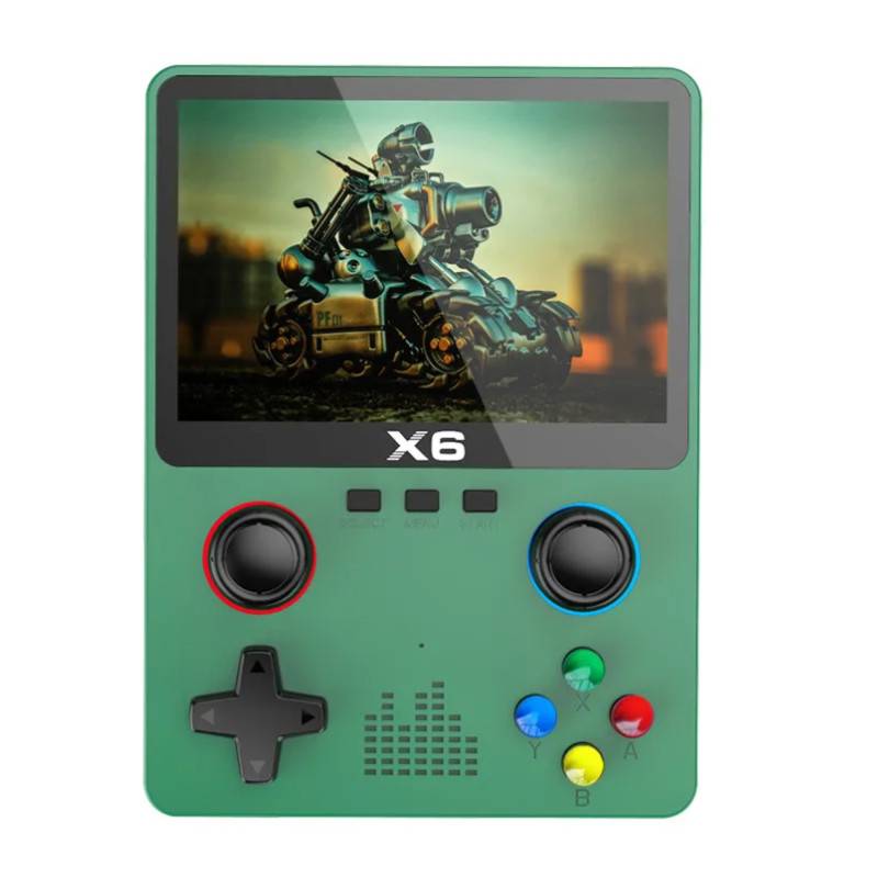 Console de Jeu Portable X6 3.5” IPS HD - Vert