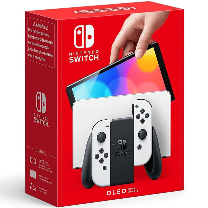 Console de Jeux NINTENDO Switch Oled - Noir&Blanc - Image 6