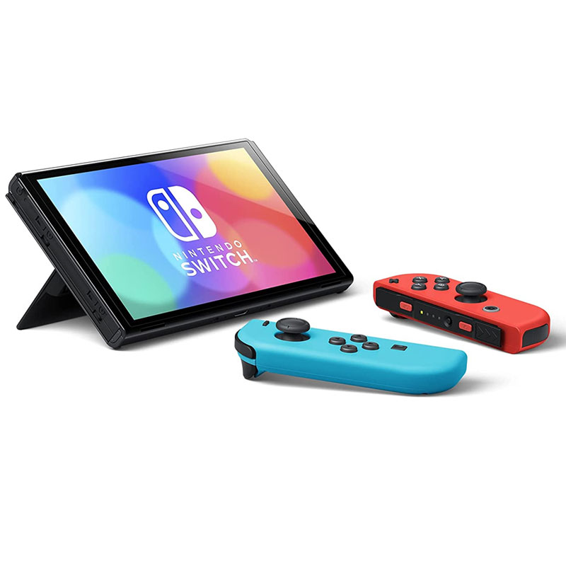 Console de Jeux NINTENDO Switch Oled - Rouge & Bleu - Image 3