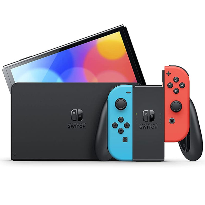 Console de Jeux NINTENDO Switch Oled - Rouge & Bleu