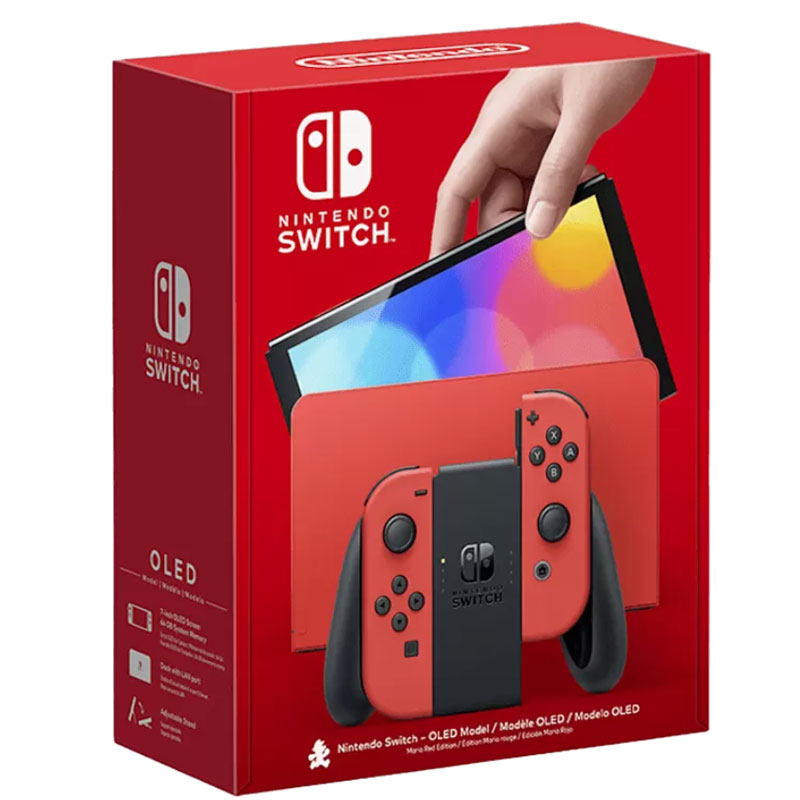 Console de Jeux NINTENDO Switch Oled - Rouge & Noir - Image 6