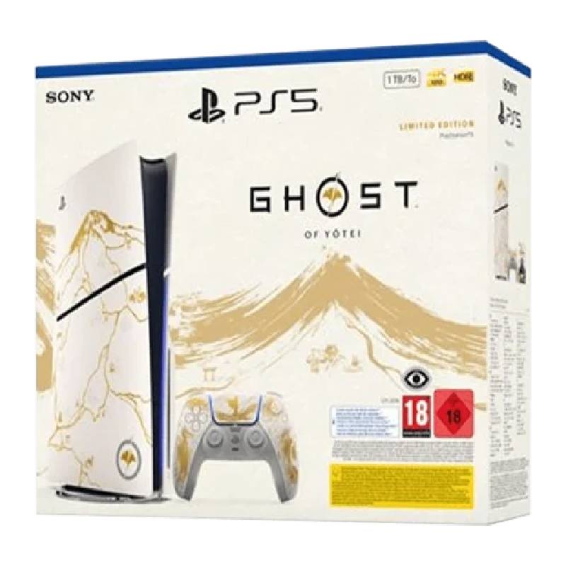 Console de Jeux SONY PlayStation 5 Slim + Jeu Ghost of Yōtei - Image 3