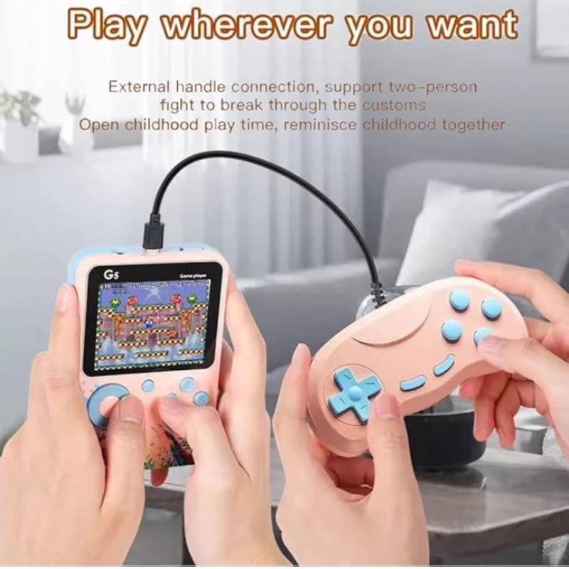 Console de Jeu Portable GBOX G5 avec Manette - Rose - Image 5