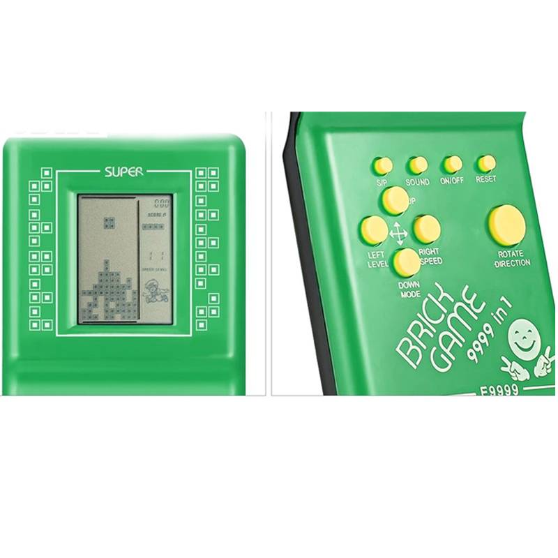 Console De Jeux TETRIS Brick Game 9999 in 1 - Vert - Image 3