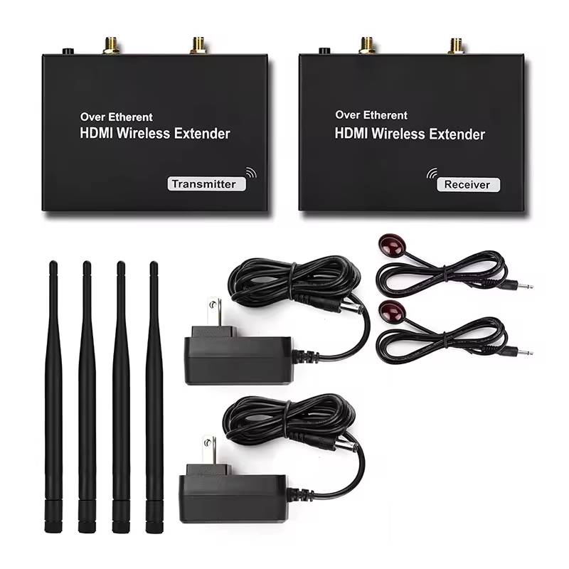 Convertisseur EXTENDEUR Wifi 100 Métres Audio Vidéo 4K - Noir - Image 5