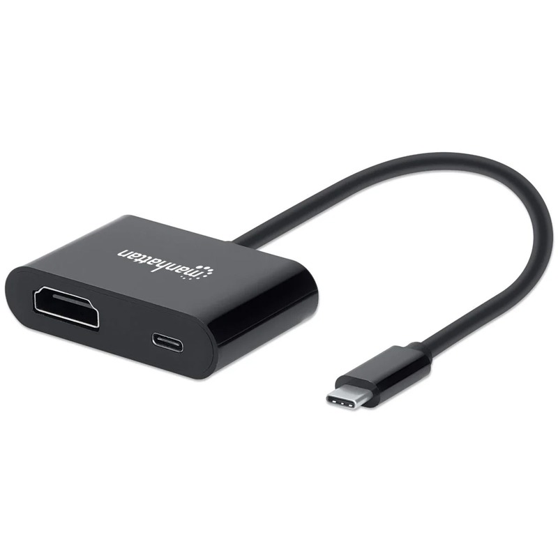 Convertisseur MANHATTAN USB-C vers HDMI avec port d'alimentation - Image 3